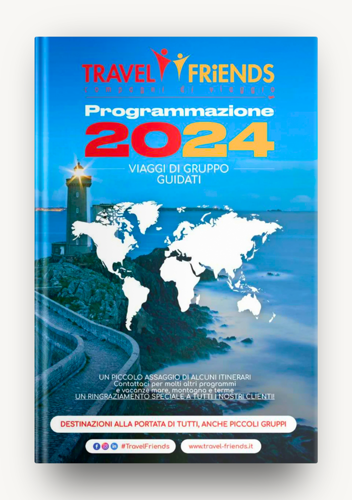 a4 mockup catalogo viaggi 2024